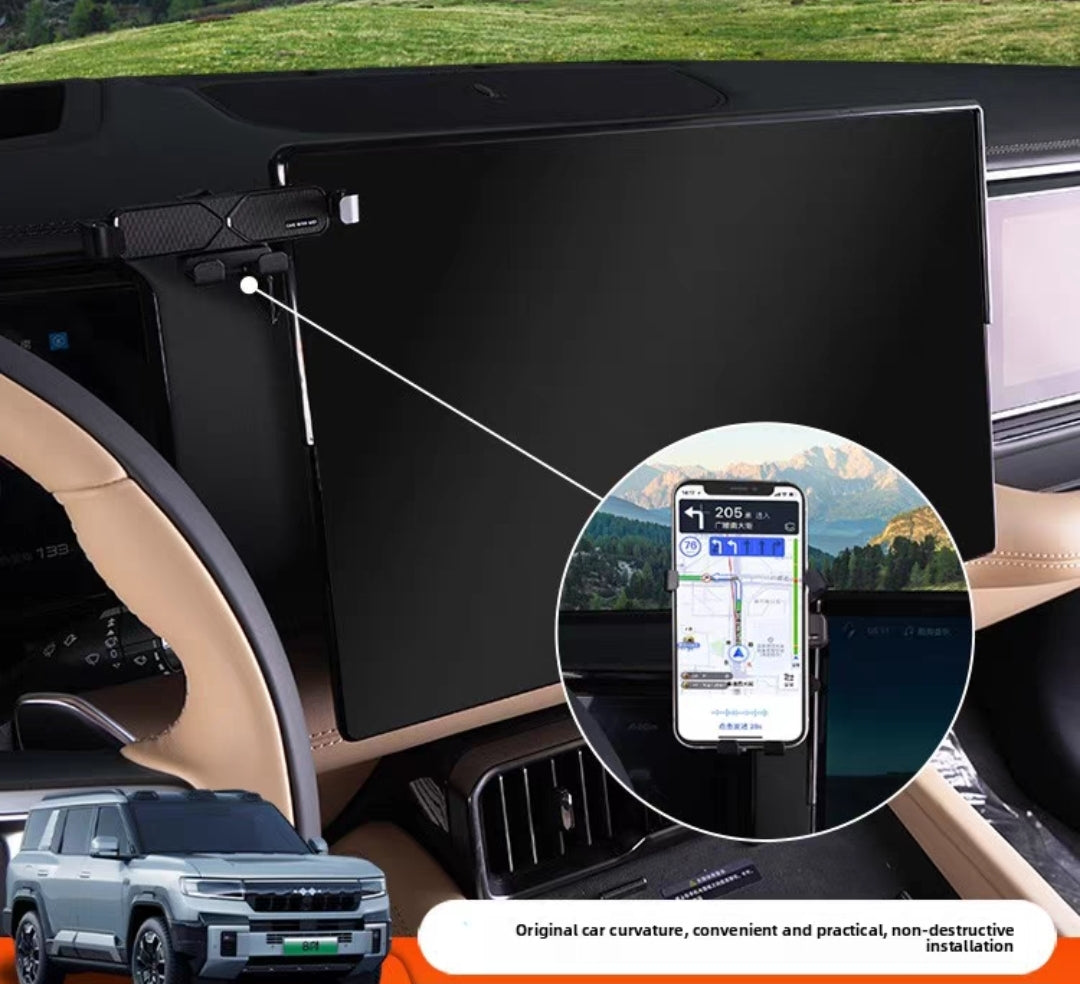 Equation Leopard 8 Phone Holder for Car, Dedicated Screen Fixing Phone Base