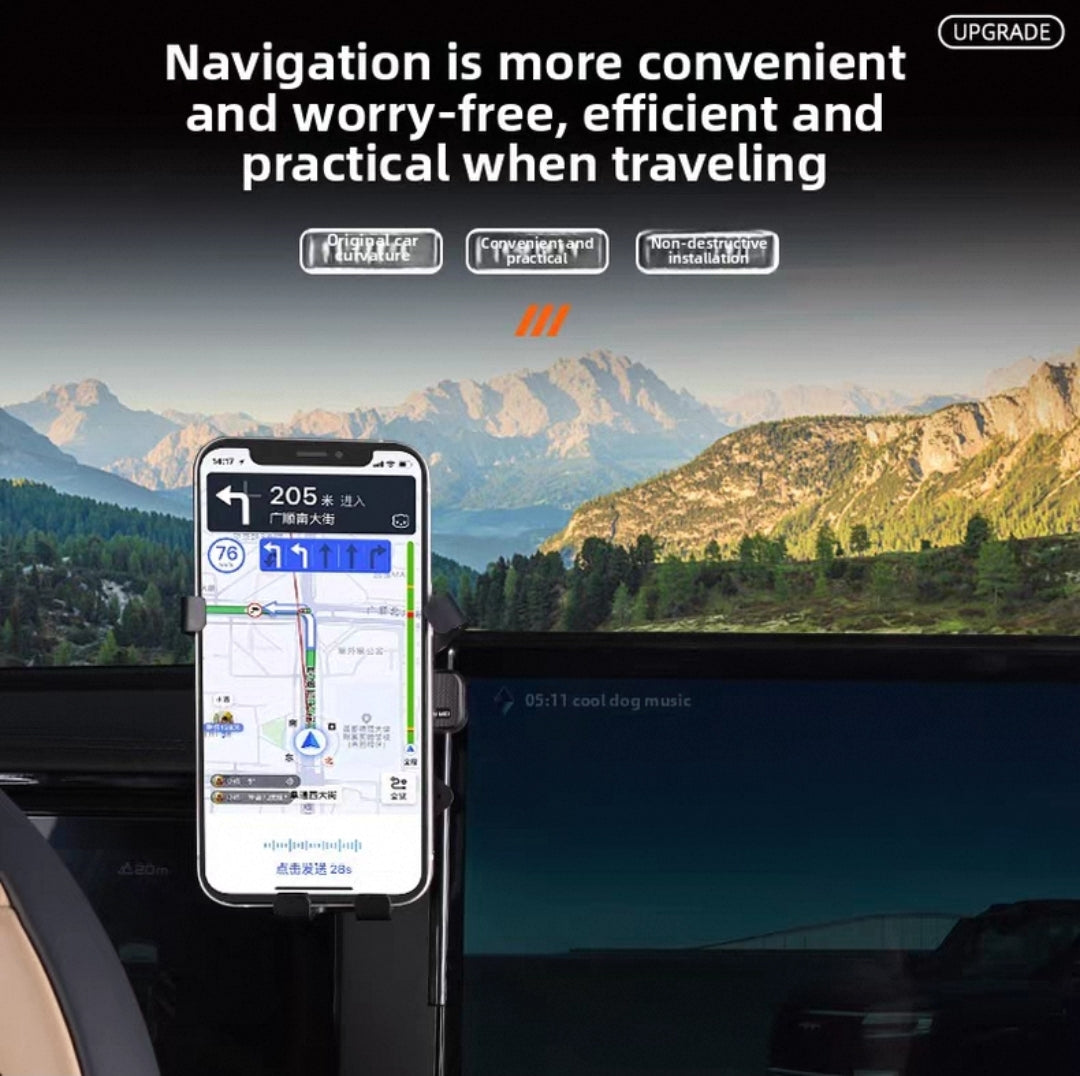 Equation Leopard 8 Phone Holder for Car, Dedicated Screen Fixing Phone Base