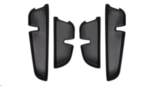 Leopard 8 Car Door Storage Box Mat Tpe Door Slot Storage Protection Mat Silicone