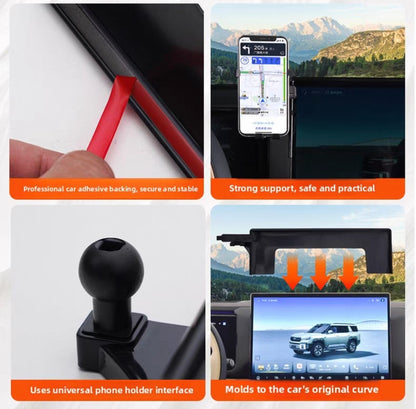 Equation Leopard 8 Phone Holder for Car, Dedicated Screen Fixing Phone Base